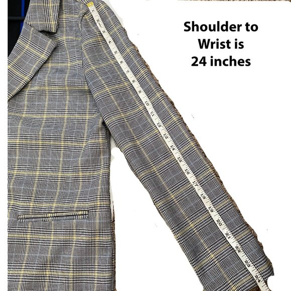 DEX -BLAZER/JACKET - US SIZE SMALL - GREY,BLUE,YELLOW Color mix - Picture 9 of 11